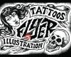 FLYER Tattoos and Illustration