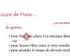 La Leçon de Piano