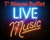 Live music cafe T' Nieuw buffet