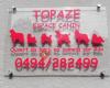 Topaze Espace Canin